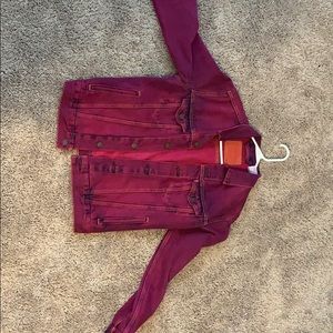 Levi’s limited purple wash jean jacket